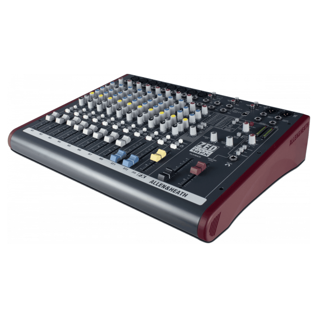 console de mixage analogique